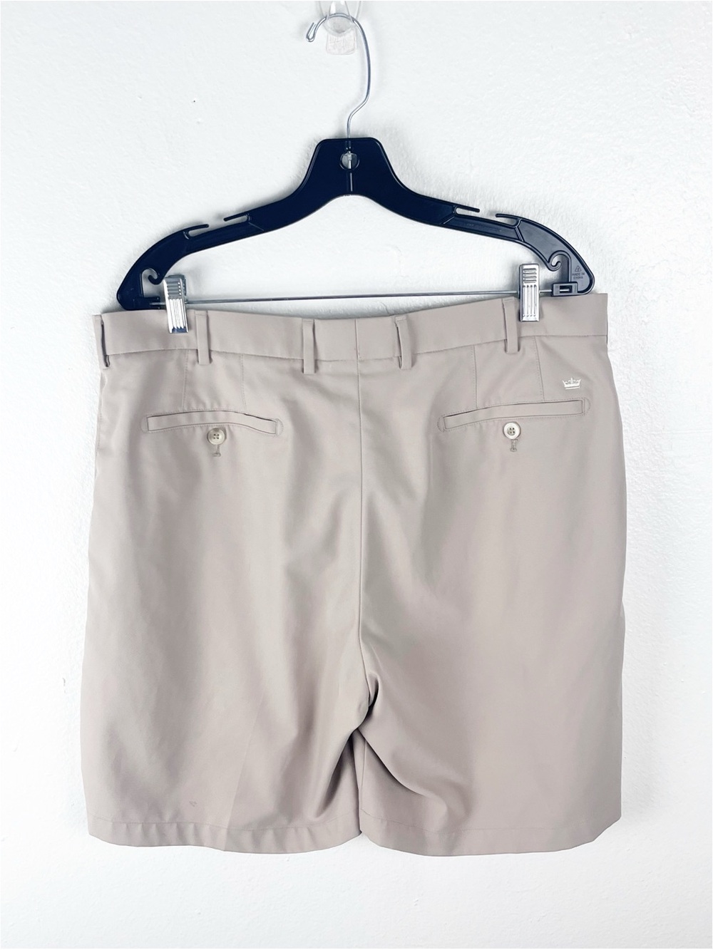 PETER MILLAR Wicking Beige Pockets Shorts 36 Casual Preppy Golf Boating Picnic - Picture 2 of 10